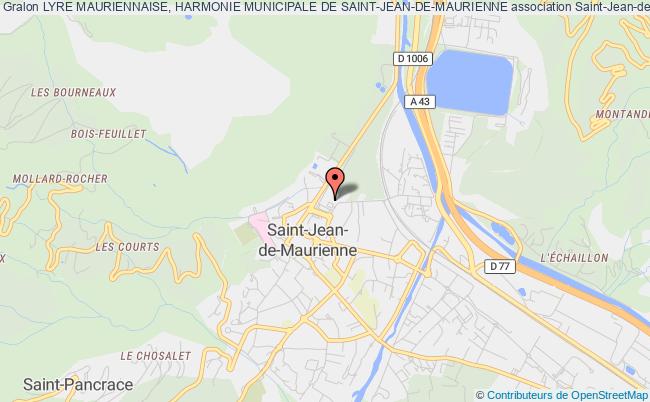 plan association Lyre Mauriennaise, Harmonie Municipale De Saint-jean-de-maurienne Saint-Jean-de-Maurienne