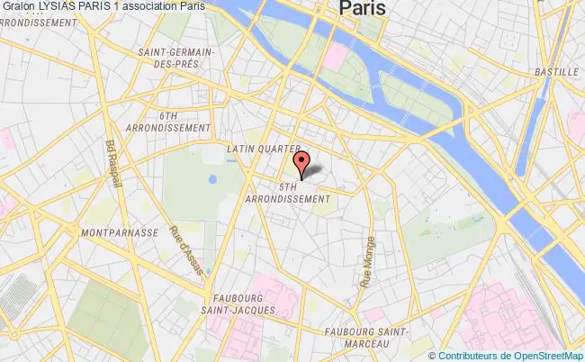 plan association Lysias Paris 1 Paris