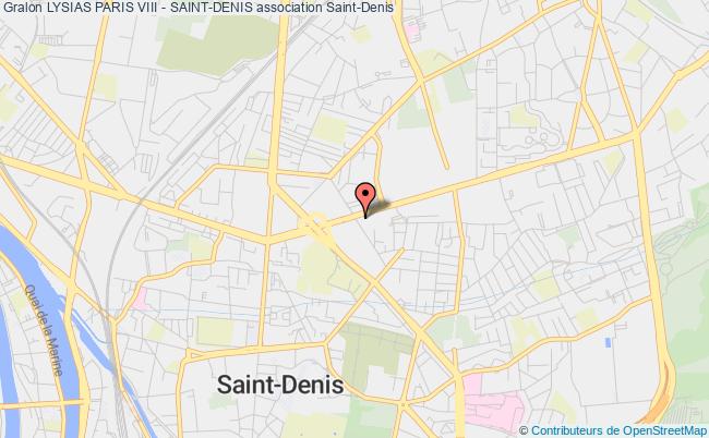 plan association Lysias Paris Viii - Saint-denis Saint-Denis