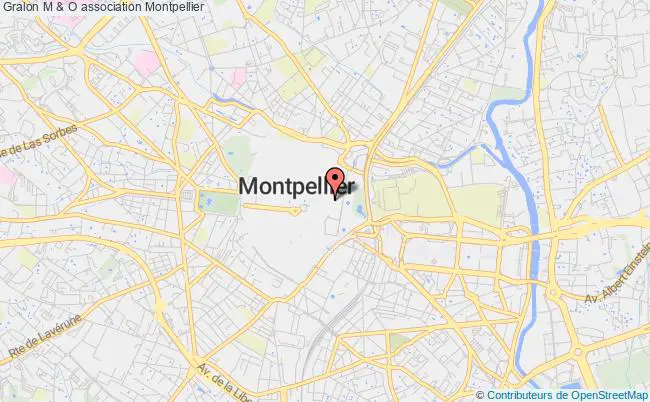 plan association M & O Montpellier