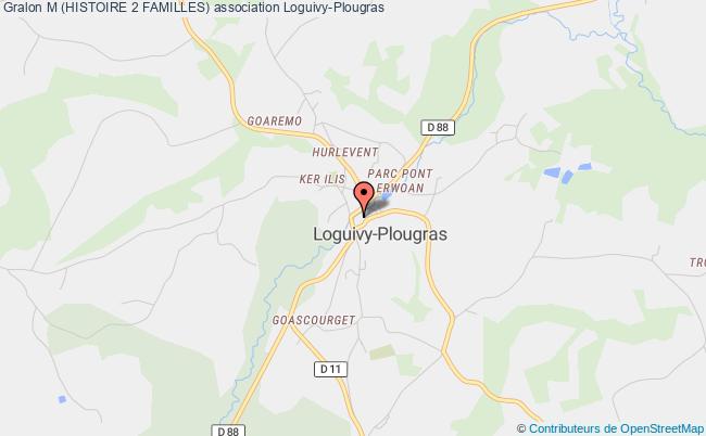 plan association M (histoire 2 Familles) Loguivy-Plougras