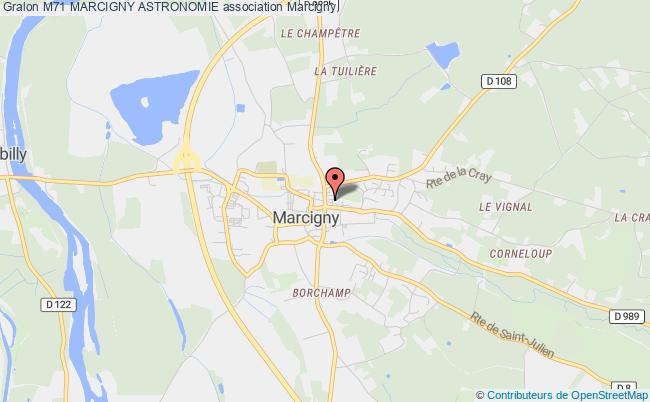 plan association M71 Marcigny Astronomie Marcigny