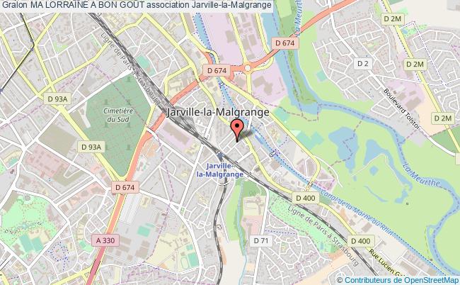 plan association Ma Lorraine A Bon GoÛt Jarville-la-Malgrange