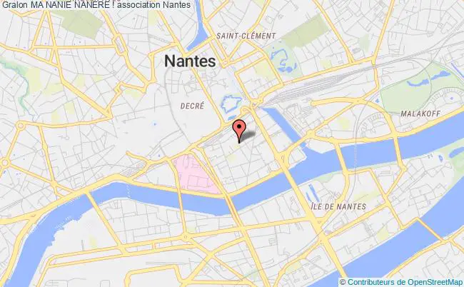 plan association Ma Nanie NanÈre ! Nantes