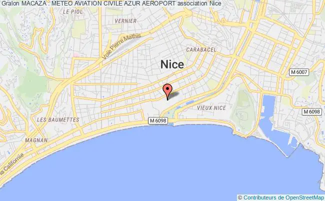 plan association Macaza : Meteo Aviation Civile Azur Aeroport Nice