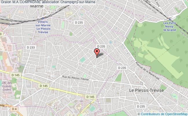 plan association M.a.compagnie Champigny-sur-Marne
