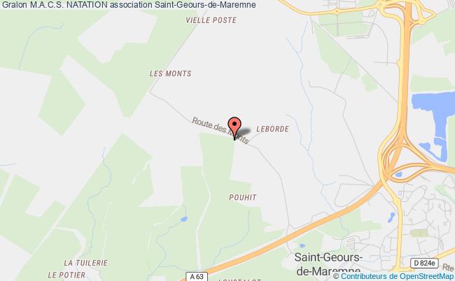 plan association M.a.c.s. Natation Saint-Geours-de-Maremne