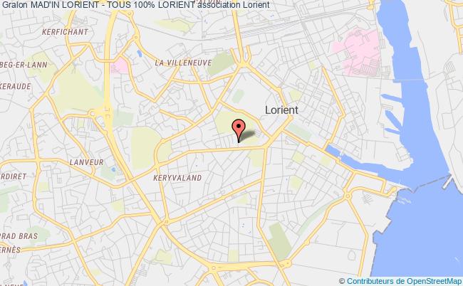 plan association Mad'in Lorient - Tous 100% Lorient 