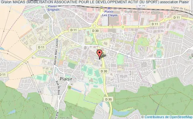 plan association Madas (mobilisation Associative Pour Le Developpement Actif Du Sport) Plaisir