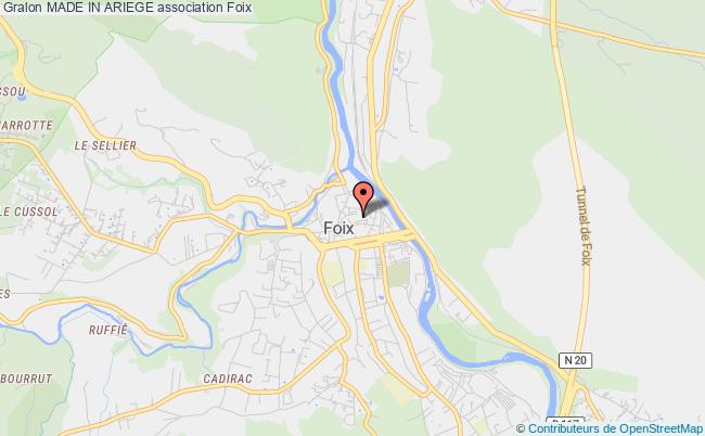 plan association Made In Ariege Foix
