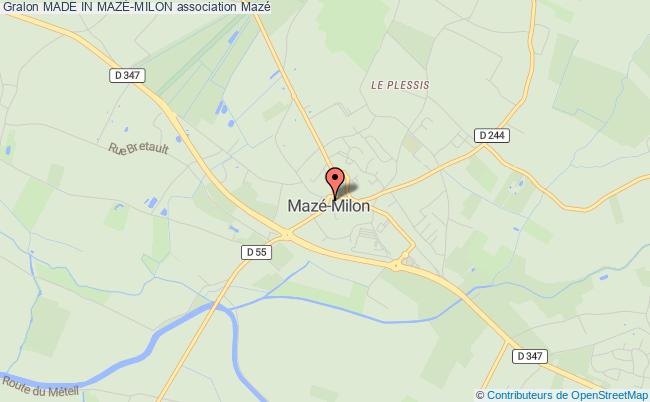 plan association Made In MazÉ-milon Mazé-Milon