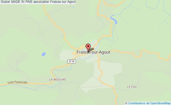 plan association Made In PaÏs Fraisse-sur-Agout
