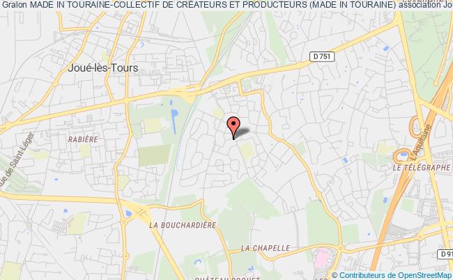 plan association Made In Touraine-collectif De CrÉateurs Et Producteurs (made In Touraine) Joué-lès-Tours