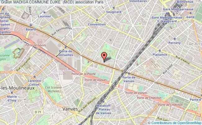 plan association Madiga Commune Djike  (mcd) Paris