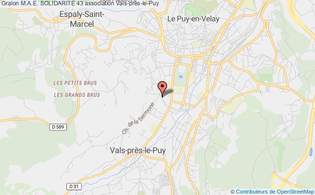 plan association M.a.e. Solidarite 43 Vals-près-le-Puy