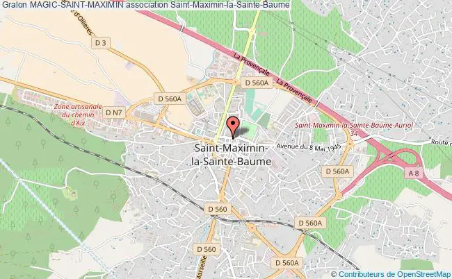 plan association Magic-saint-maximin Saint-Maximin-la-Sainte-Baume