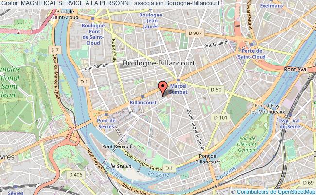 plan association Magnificat Service À La Personne Boulogne-Billancourt