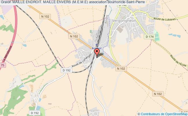 plan association Maille Endroit. Maille Envers (m.e.m.e) Bournoncle-Saint-Pierre