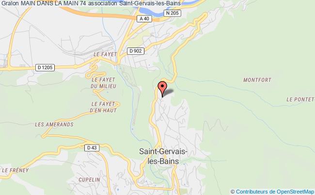 plan association Main Dans La Main 74 Saint-Gervais-les-Bains