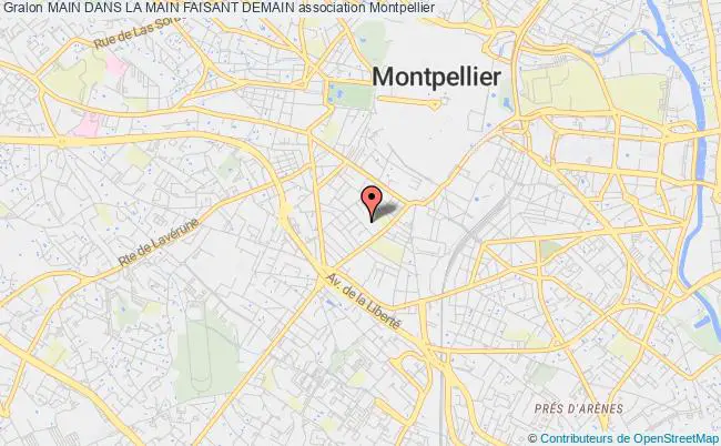 plan association Main Dans La Main Faisant Demain Montpellier