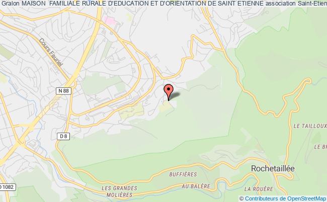 plan association Maison  Familiale Rurale D'education Et D'orientation De Saint Etienne Saint-Étienne