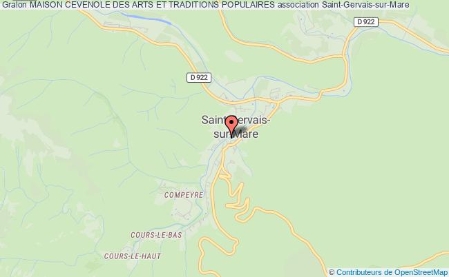 plan association Maison Cevenole Des Arts Et Traditions Populaires Saint-Gervais-sur-Mare