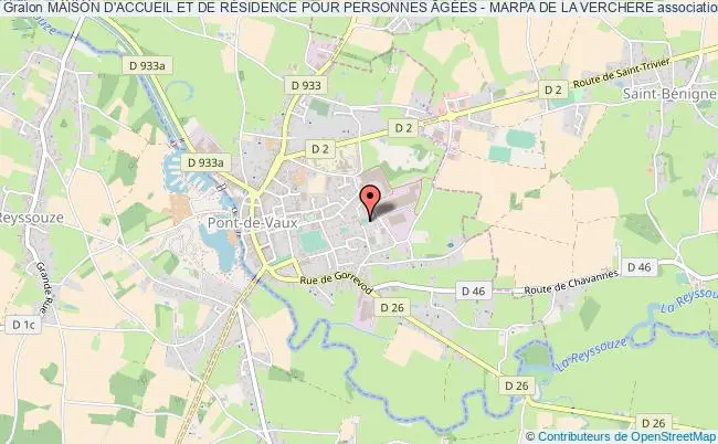 plan association Maison D'accueil Et De RÉsidence Pour Personnes ÂgÉes - Marpa De La Verchere Pont-de-Vaux