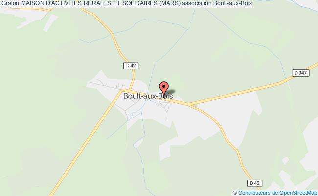 plan association Maison D'activites Rurales Et Solidaires (mars) Boult-aux-Bois