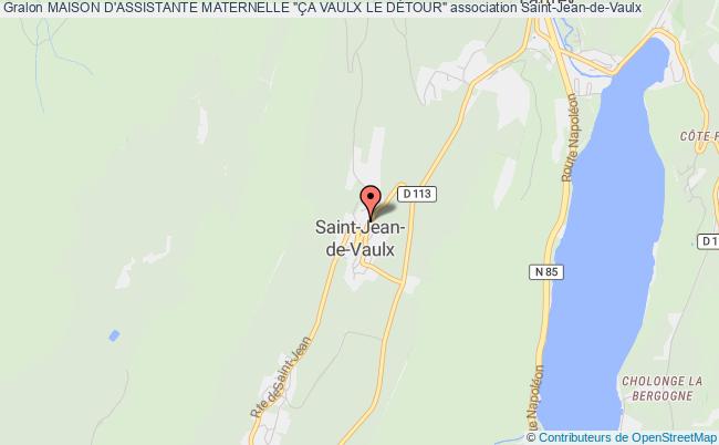 plan association Maison D'assistante Maternelle "Ça Vaulx Le DÉtour" 