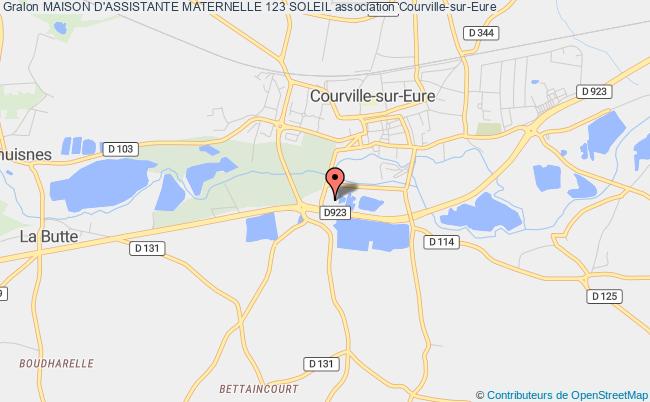 plan association Maison D'assistante Maternelle 123 Soleil Courville-sur-Eure