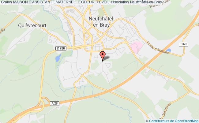 plan association Maison D'assistante Maternelle Coeur D'eveil Neufchâtel-en-Bray