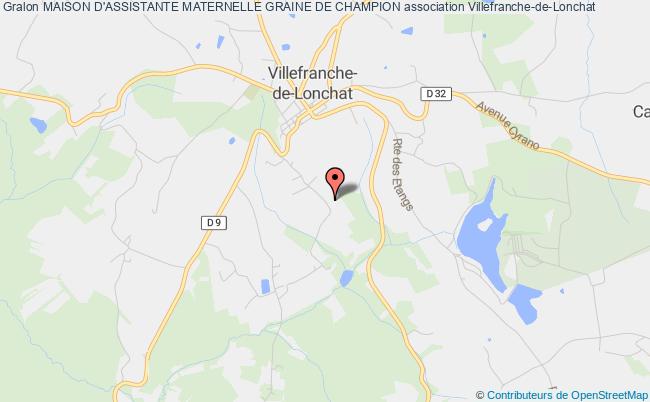 plan association Maison D'assistante Maternelle Graine De Champion Villefranche-de-Lonchat