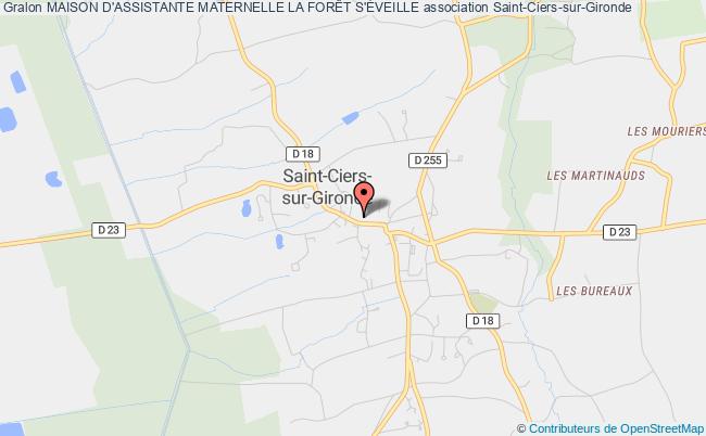 plan association Maison D'assistante Maternelle La ForÊt S'Éveille Saint-Ciers-sur-Gironde