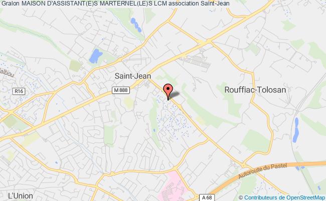 plan association Maison D'assistant(e)s Marternel(le)s Lcm Saint-Jean