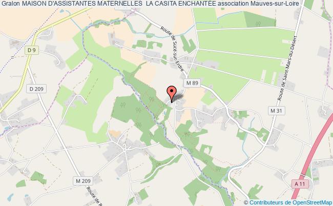 plan association Maison D'assistantes Maternelles  La Casita EnchantÉe Mauves-sur-Loire