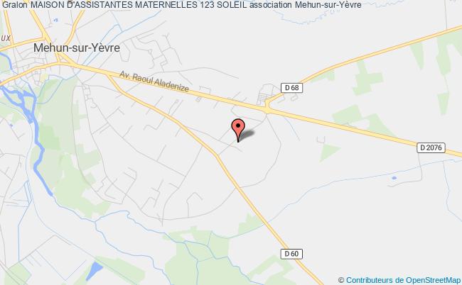 plan association Maison D'assistantes Maternelles 123 Soleil Mehun-sur-Yèvre