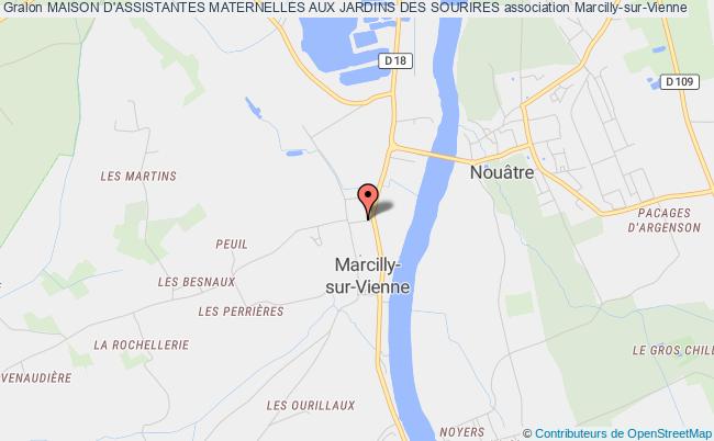 plan association Maison D'assistantes Maternelles Aux Jardins Des Sourires Marcilly-sur-Vienne