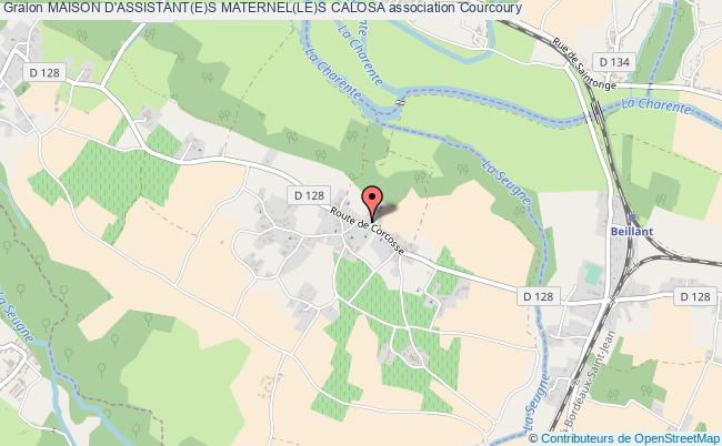 plan association Maison D'assistant(e)s Maternel(le)s Calosa Courcoury