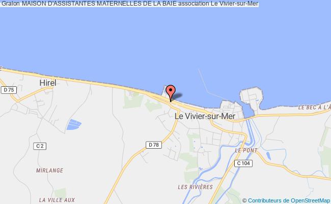 plan association Maison D'assistantes Maternelles De La Baie Vivier-sur-Mer