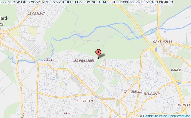 plan association Maison D'assistantes Maternelles Graine De Malice Saint-Médard-en-Jalles