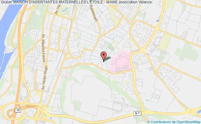 plan association Maison D'assistantes Maternelles L'etoile - Mame Valence