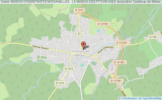 plan association Maison D'assistantes Maternelles - La Maison Des Pitchounes Castelnau-de-Médoc