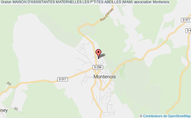 plan association Maison D'assistantes Maternelles Les P'tites Abeilles (mam) Montenois