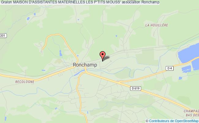 plan association Maison D'assistantes Maternelles Les P'tits Mouss' Ronchamp