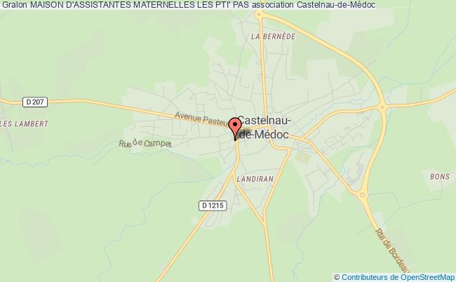 plan association Maison D'assistantes Maternelles Les Pti' Pas Castelnau-de-Médoc