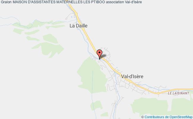 plan association Maison D'assistantes Maternelles Les Ptiboo Val-d'Isère