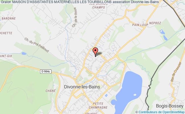 plan association Maison D'assistantes Maternelles Les Tourbillons Divonne-les-Bains