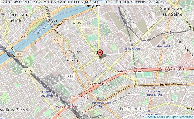 plan association Maison D'assistantes Maternelles (m.a.m.) " Les Bout'choux" Clichy