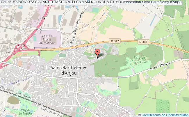plan association Maison D'assistantes Maternelles Mam Nounous Et Moi Saint-Barthélemy-d'Anjou