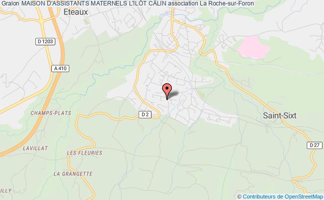 plan association Maison D'assistants Maternels L'ilÔt CÂlin La Roche-sur-Foron